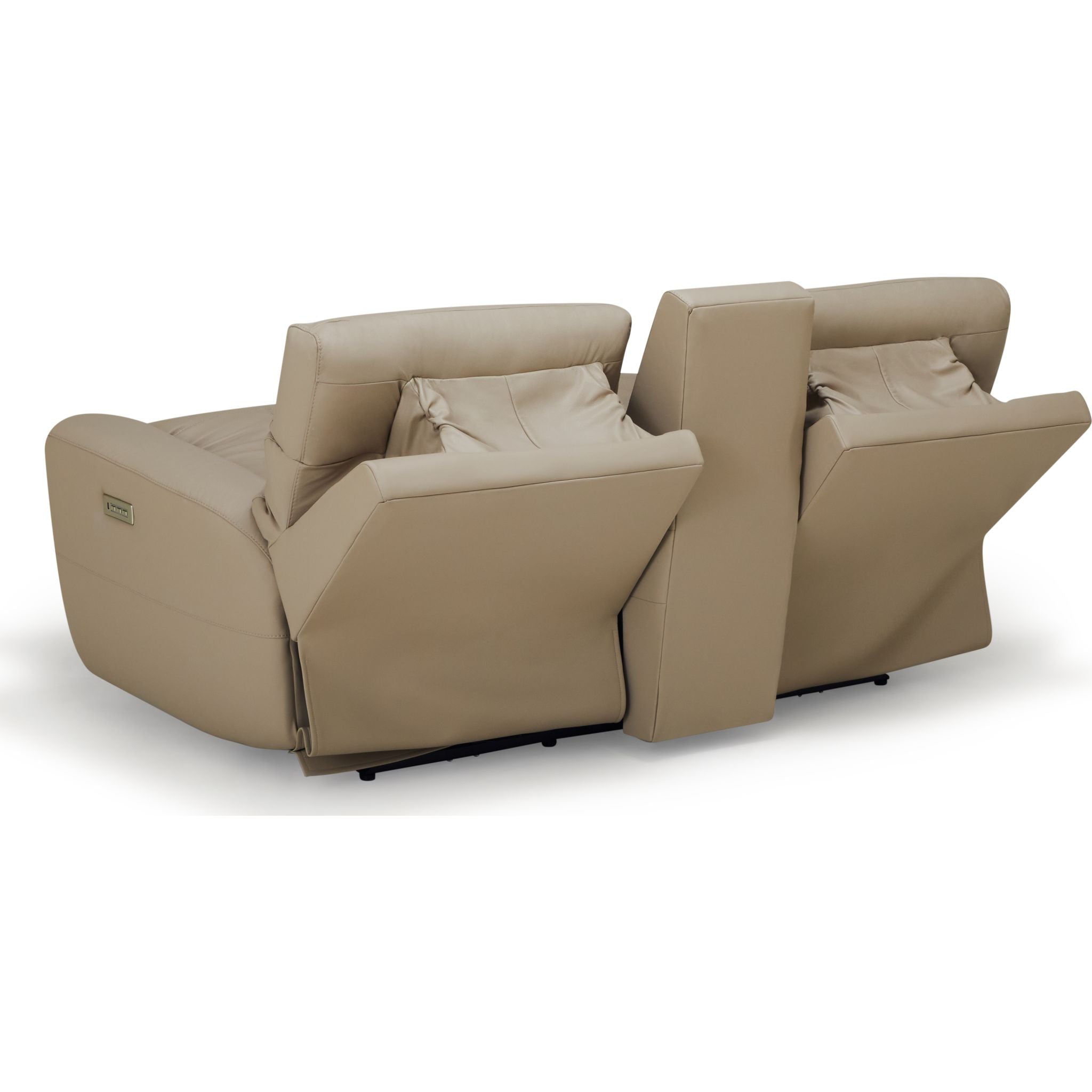 Aedon Power Reclining Loveseat with Adjustable Headrest & Lumbar Support - Modern Comfort for Living Room, Home Theater & Small Spaces - Bali Harvest Collection