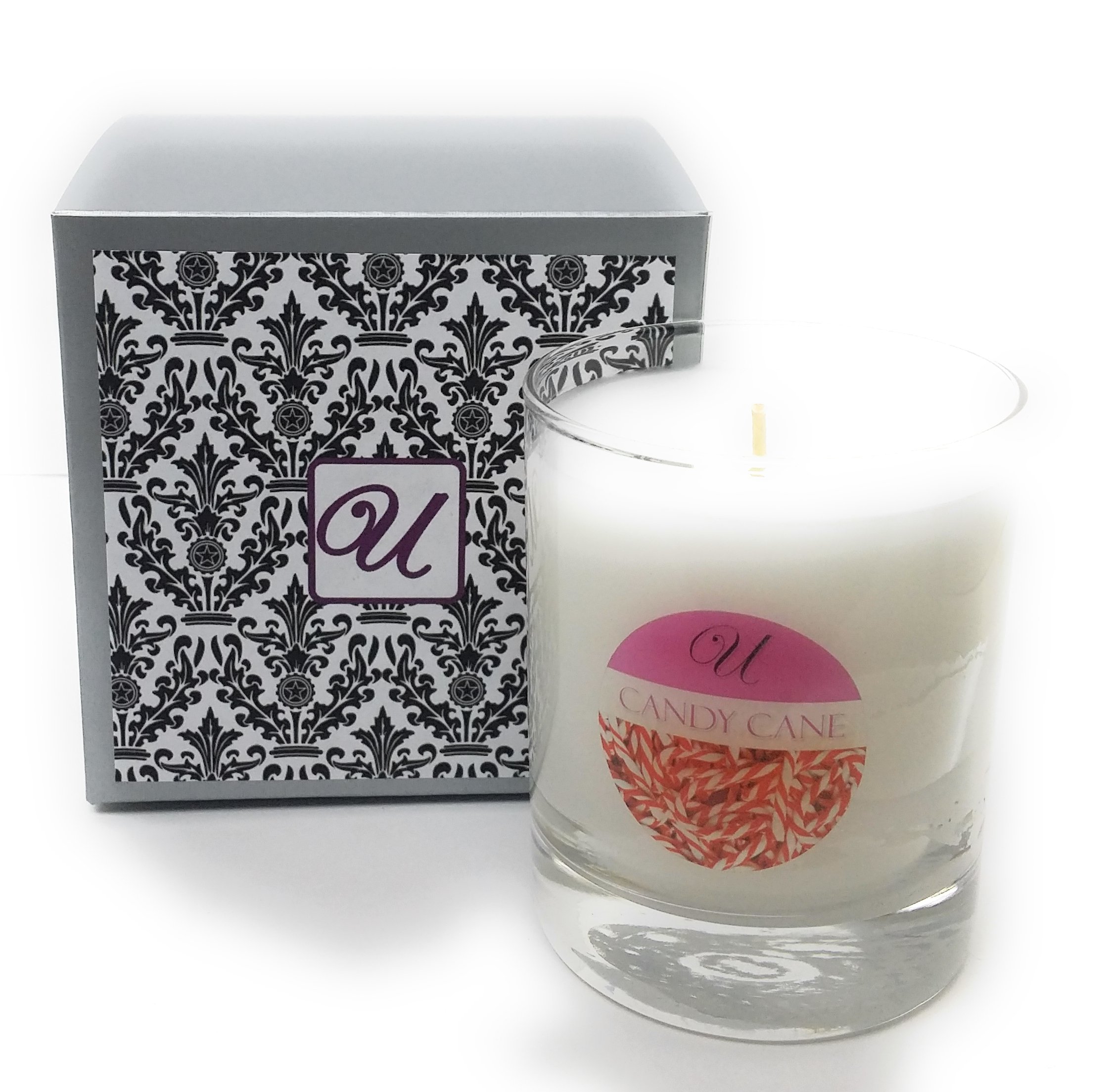 Premium Jewelry Candles with Hidden Rings & Surprises Inside - Luxury Scented Candles for Women, Gifts Valued $10-$10,000 - Perfect for Birthdays, Anniversaries & Romantic Surprises - 14oz Candy Cane Scented Candle