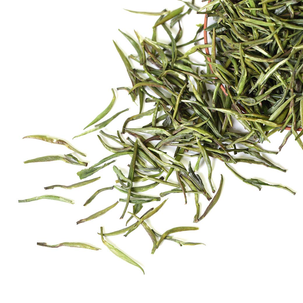 GOARTEA Supreme Grade Zhuyeqing Green Tea - 2Pcs 250g (17.6oz) Bamboo Leaf Loose Leaf Tea from Mount Emei - Premium Chinese Green Tea for Relaxation, Detox & Weight Loss - Perfect for Morning Boost, Afternoon Tea Time & Meditation