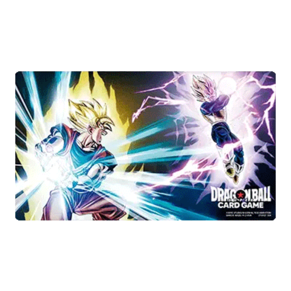 Dragon Ball Super CG Fusion World Official Playmat 01 - Goku vs Vegeta Design | Premium Gaming Mat for Card Games & Collectibles | Perfect for Tournaments, Home Play & Anime Decor