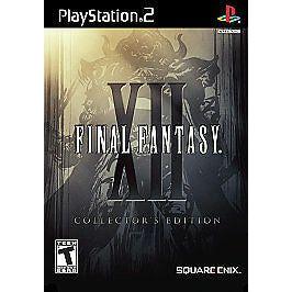Final Fantasy XII Collector's Edition Steel Game Case - Replacement Cover for PS2 - Perfect for Gaming Collectors & Display