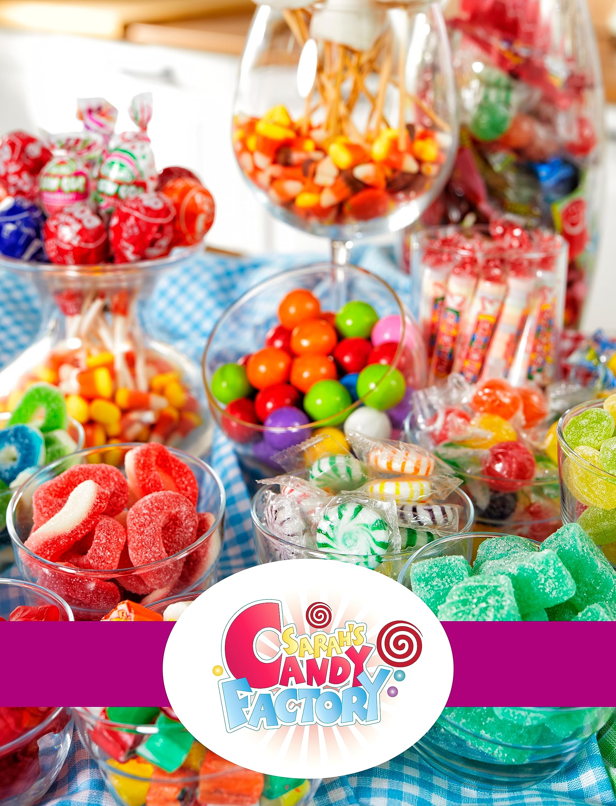 Smarties Candy Rolls Bulk 5 Lbs - Family Size Hard Candy Box by Sarah's Candy Factory | Perfect for Parties, Halloween Treats & Office Snacks