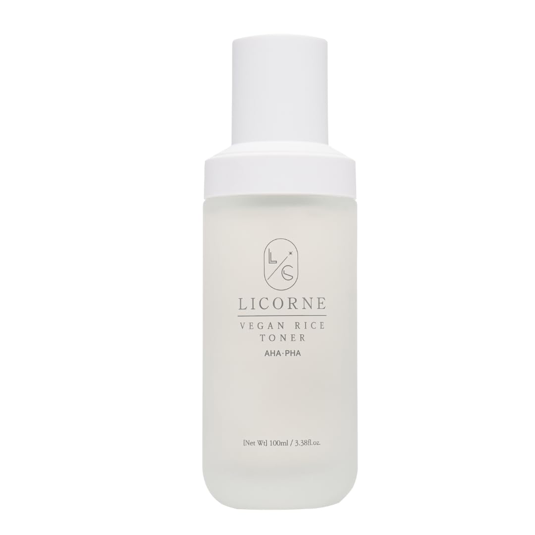 Korean Rice Toner for Face - 77.78% Pure Rice Extract, Vegan K-Beauty Skincare (3.38 fl.oz) | Hydrating & Brightening for Daily Glow Routine