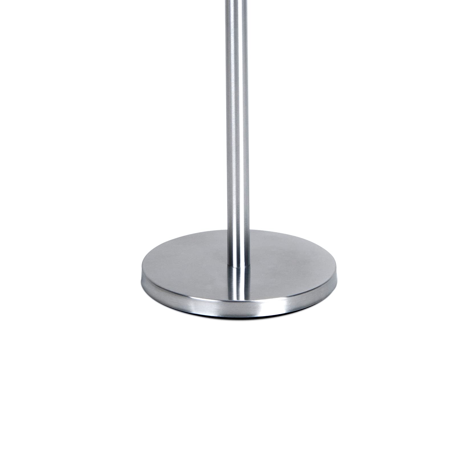 Stainless Steel Free Standing Toilet Paper Holder Stand - Bathroom Tissue Roll Storage Organizer with Floor Base, Silver | Ideal for Home, Office, RV & Guest Bathroom