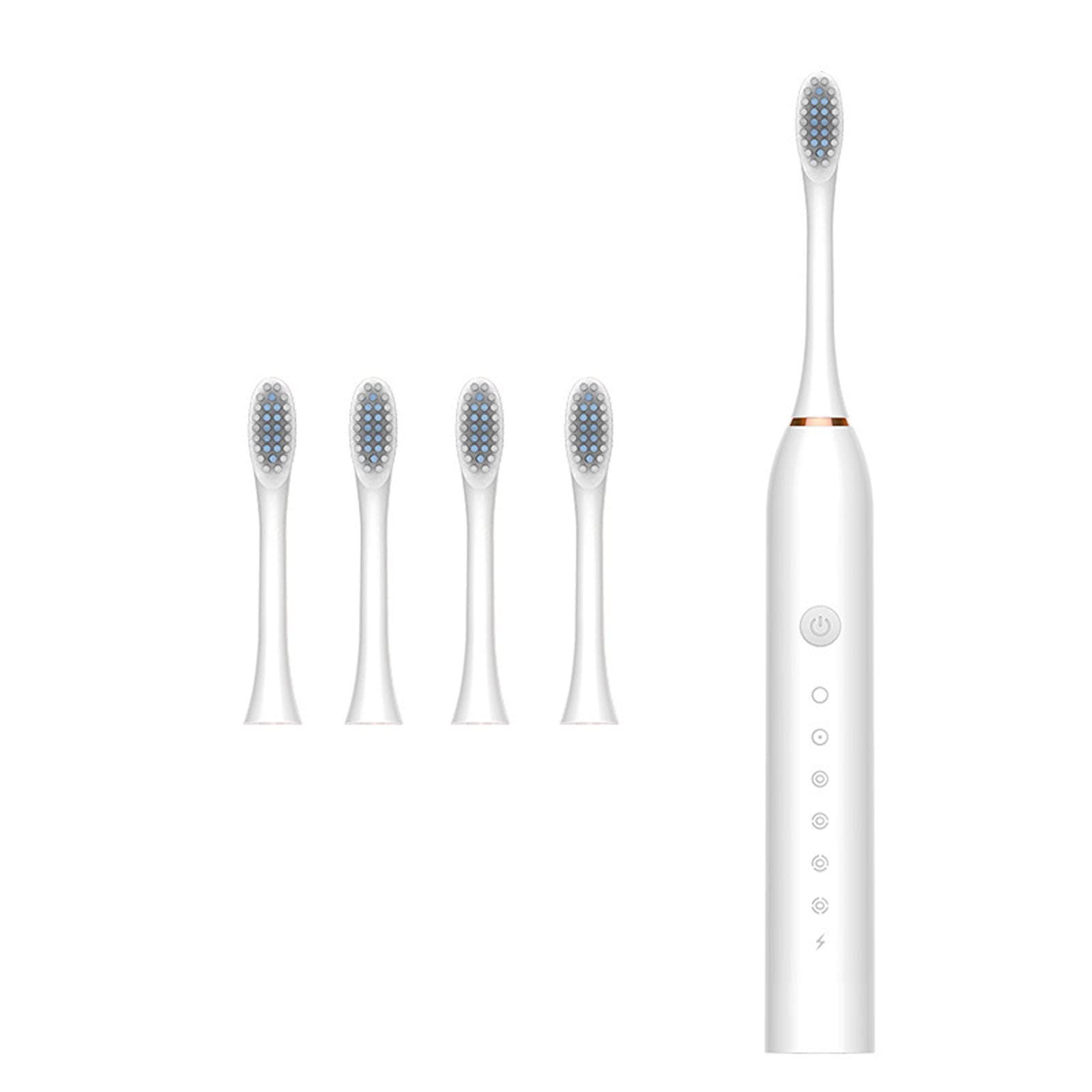 Rechargeable Sonic Toothbrush - 6 Modes for Adults & Kids | Deep Cleaning & Waterproof | Home & Travel Use