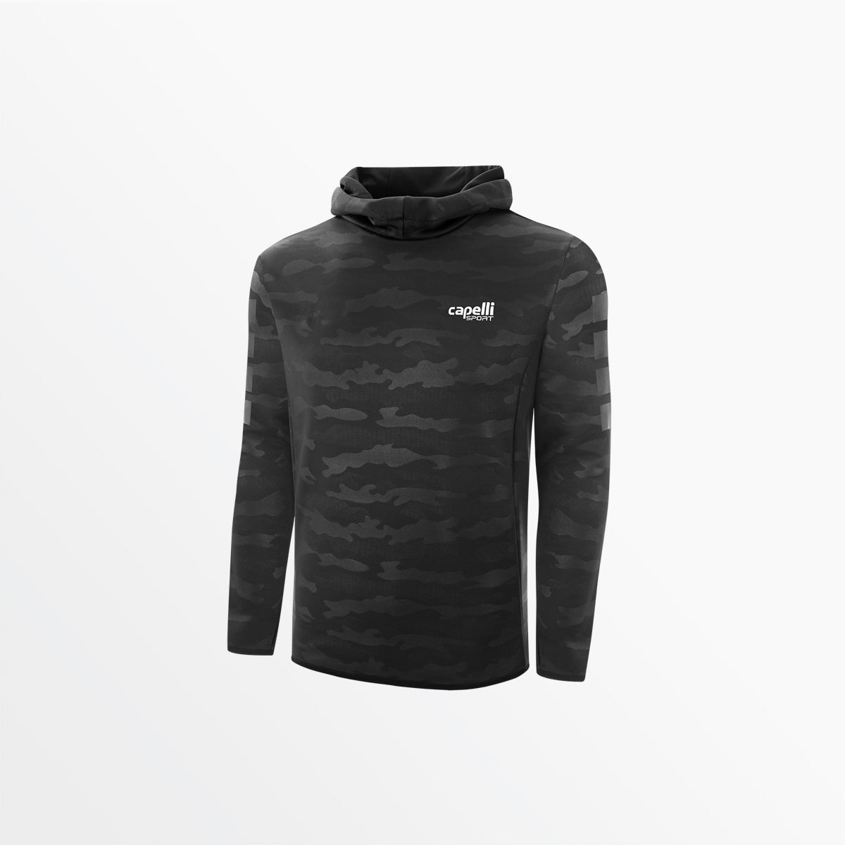 Youth Basics Camo Embossed Hoodie for Teens - Stylish Streetwear for School, Casual Outings & Outdoor Adventures