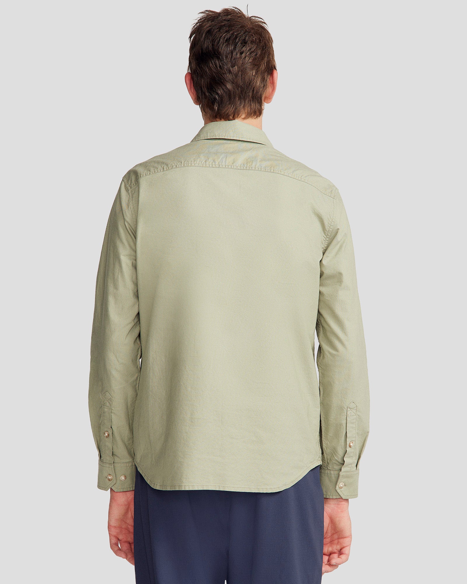 Vander HT Men's Long Sleeve Casual Shirt - Light Beech Color, Comfortable Slim Fit Button Down Shirt for Office, Business, and Outdoor Activities