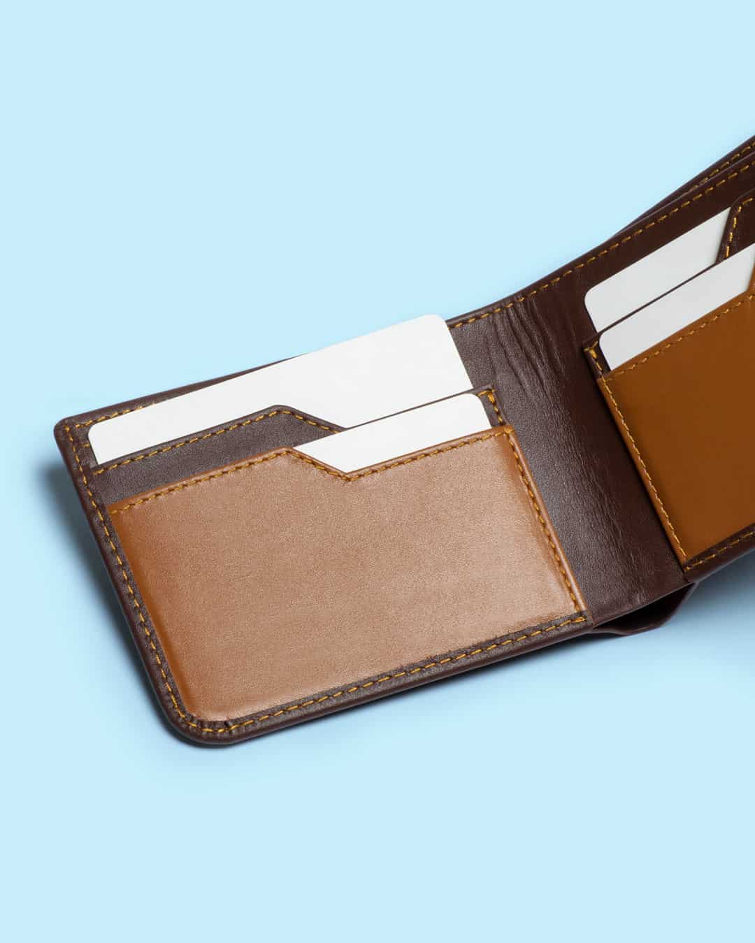 Slim & Lightweight Bifold Wallet for Men - RFID Blocking Minimalist Leather Wallet - Perfect for Everyday Carry, Travel & Business Use