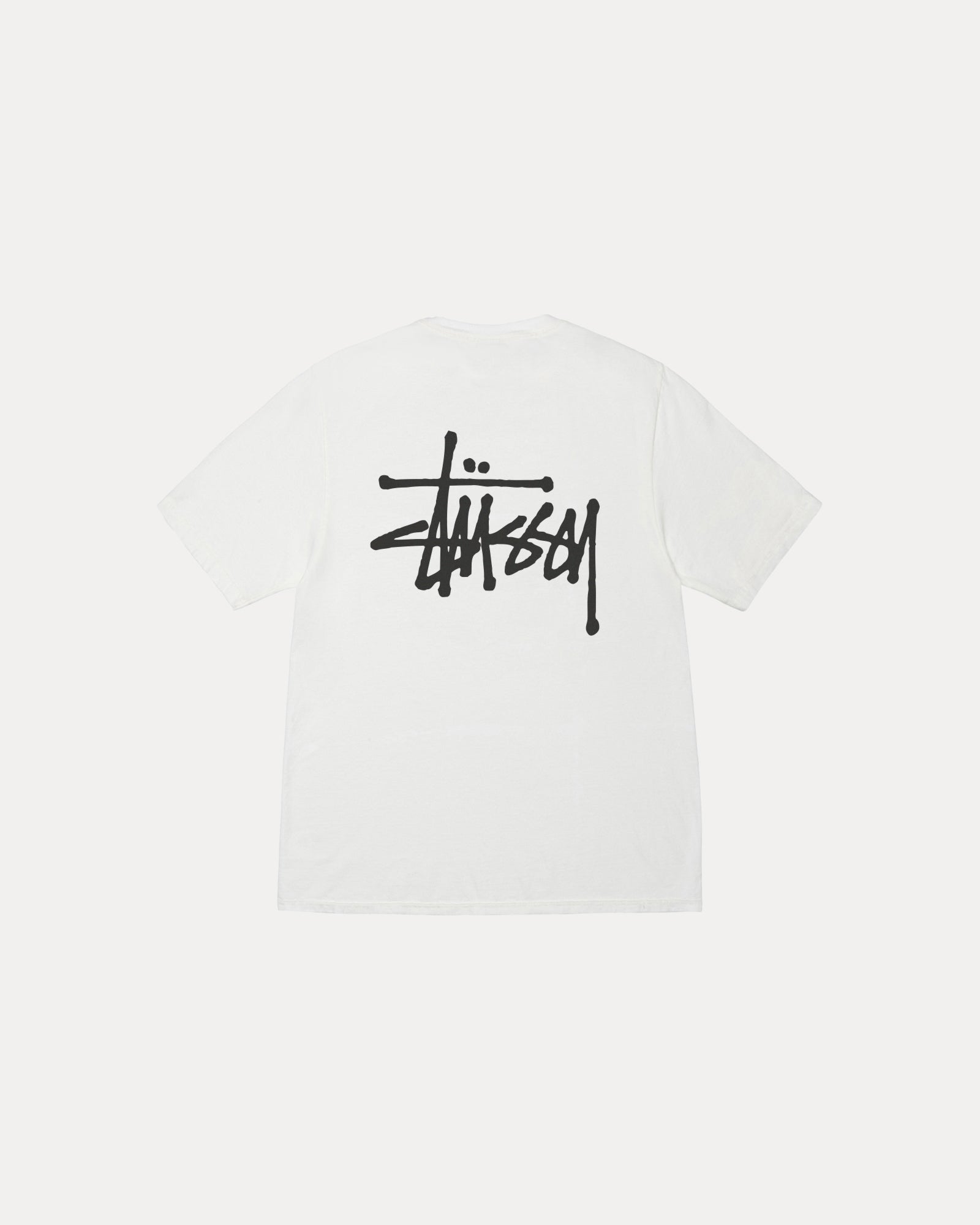 Stüssy Basic Tee - Pigment Dyed Cotton T-Shirt for Men | Streetwear Fashion | Casual Wear & Everyday Outfits