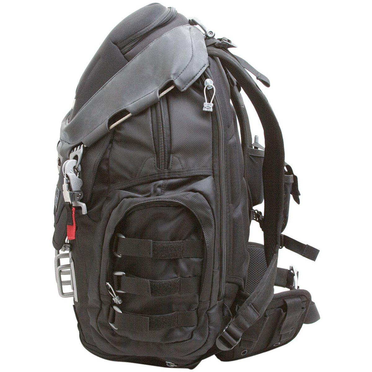 **Oakley Men's Kitchen Sink Backpack - Durable Travel & Hiking Backpack for Outdoor Adventures, Black/Red, One Size - Perfect for Camping, Gym & Daily Commute**