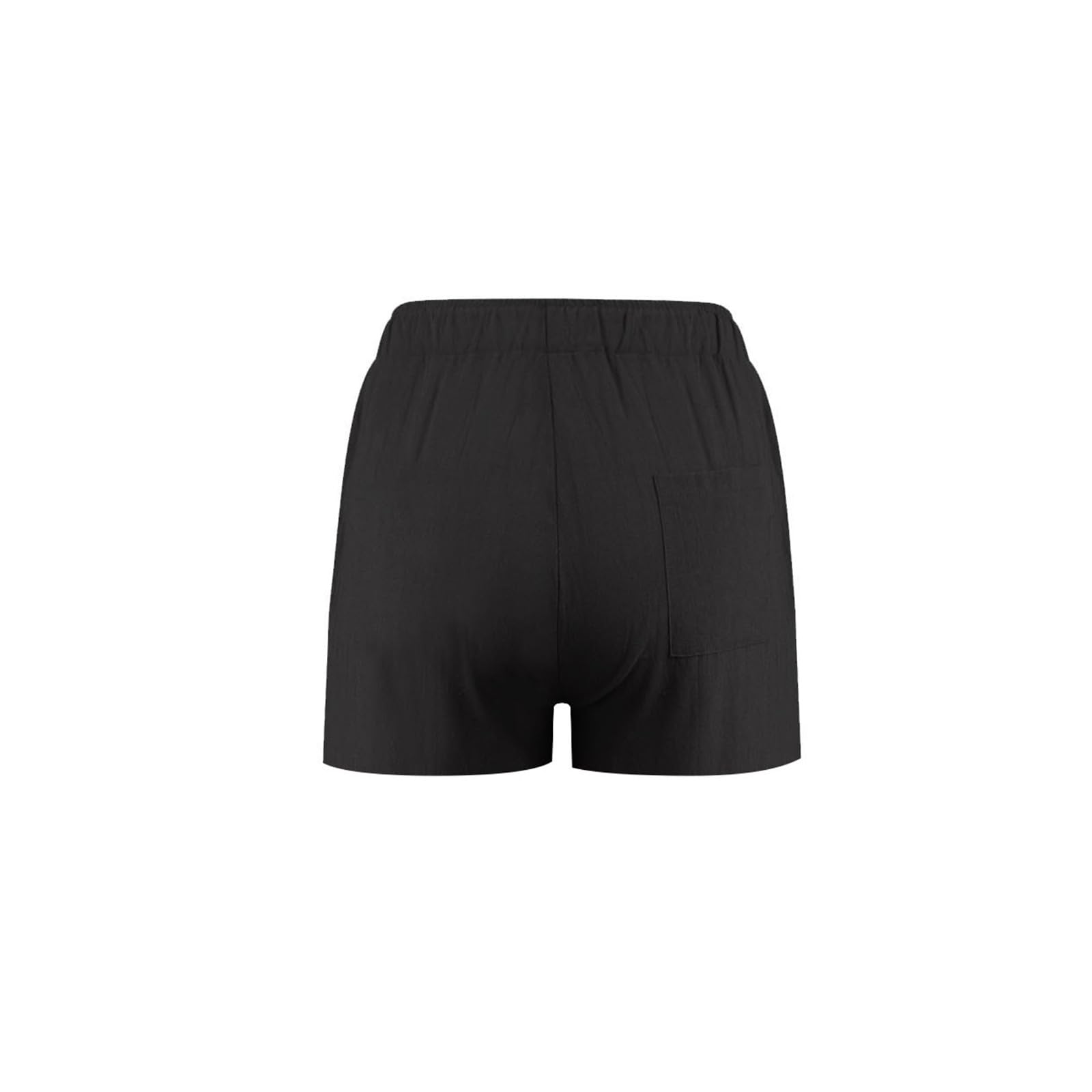 Women's Linen Shorts - Summer Cotton Linen Knee-Length Shorts with Drawstring Waist | Beach, Lounge & Casual Wear