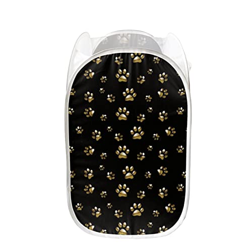 Retro Puppy Paw Print