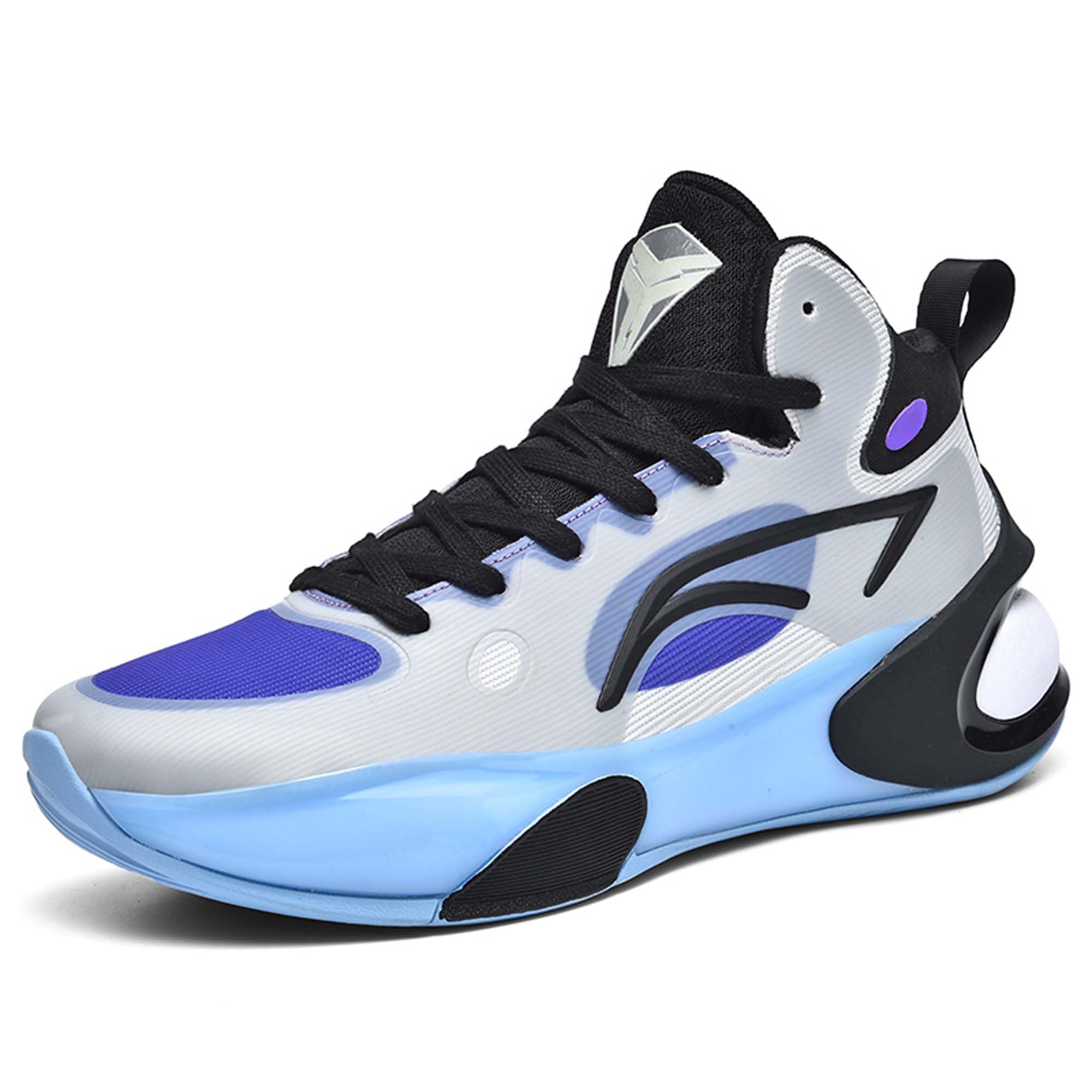 Lightweight Rebound Basketball Shoes for Men & Women - Non-Slip Cushioning Sneakers with Comfortable Soft Sole for Running, Sports & Casual Street Walking