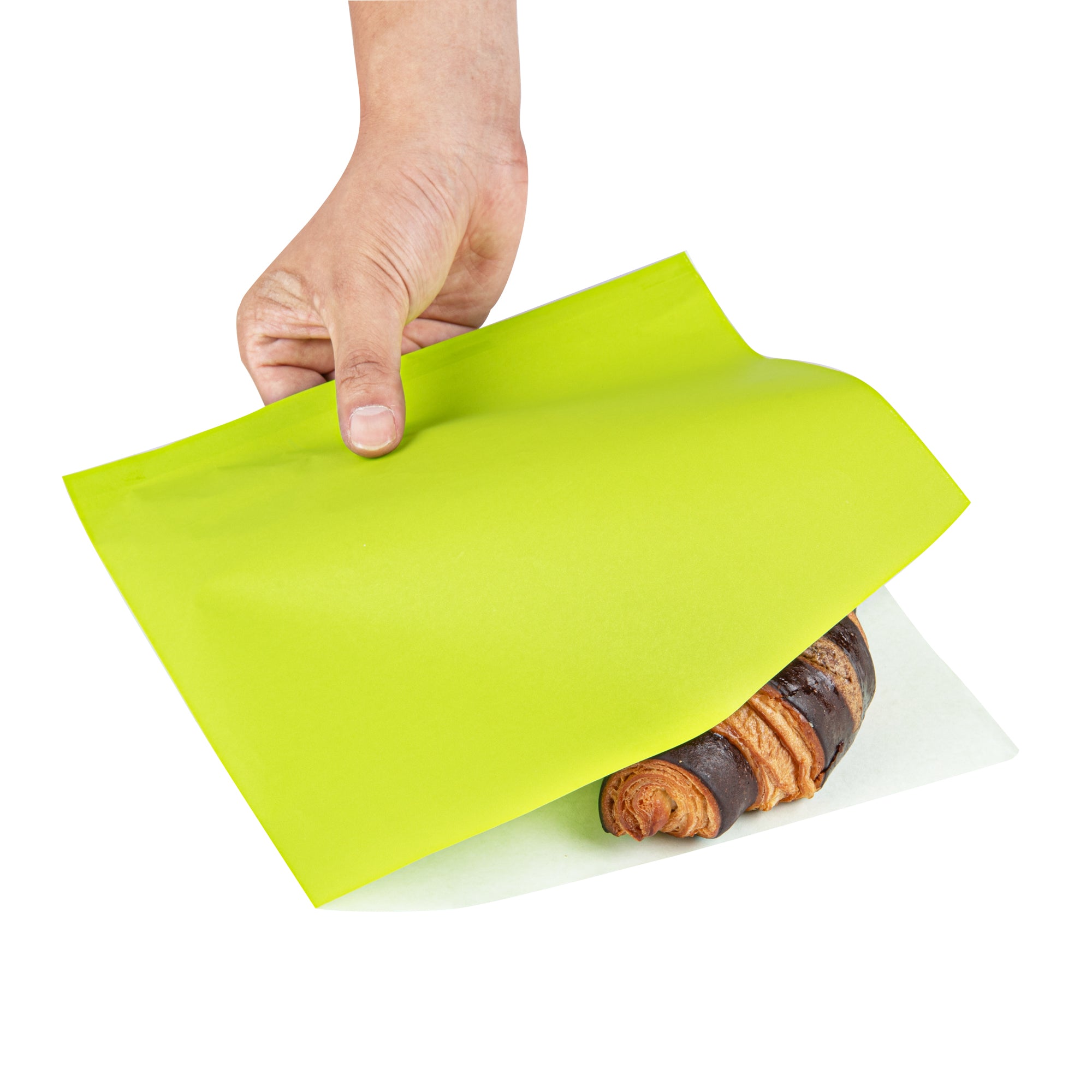 Eco-Friendly Large Double Open Paper Bags - Greaseproof, 10