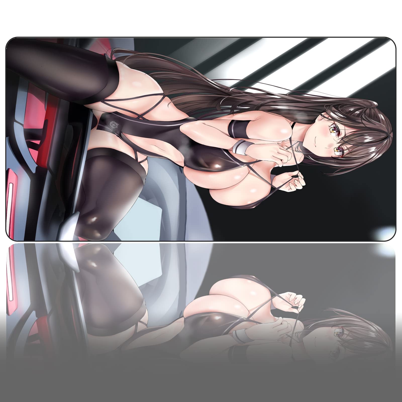 Azur Lane Anime Gaming Mouse Pad - XXL Large 24x12 Inch Non-Slip Desk Mat for PC & Keyboard | Cute Anime Girl Design for Gamers & Office Use | Perfect for Gaming Setups, Workstations & Computer Accessories
