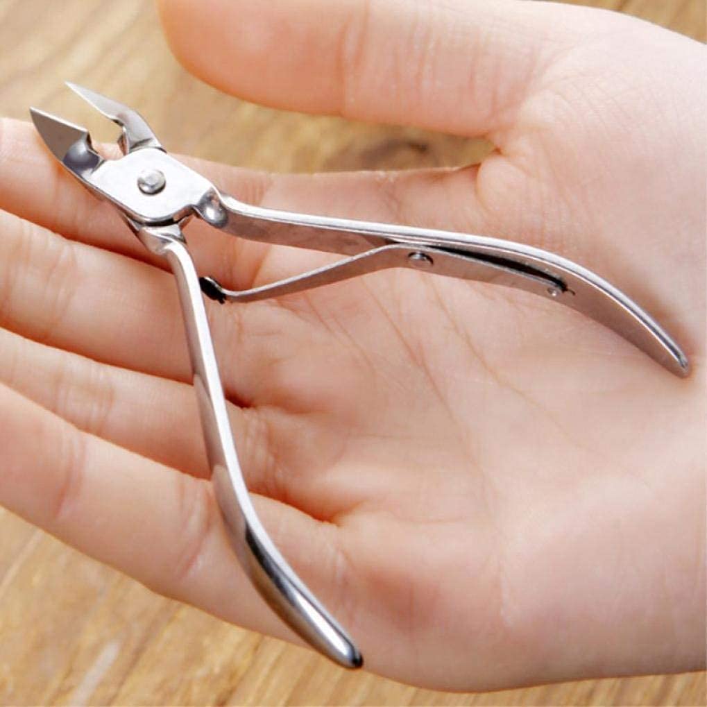 HimPrincy Professional Stainless Steel Cuticle Nippers - Precision Nail Cutter & Clipper for Manicure, Pedicure & Nail Art - Perfect for Salon, Home & Travel Use