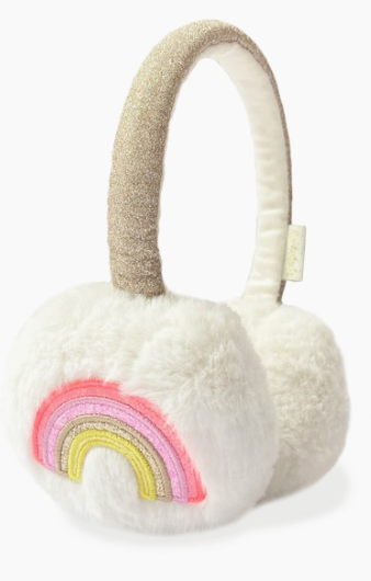 Disco Rainbow Earmuffs - Noise Cancelling Headphones for Kids & Adults, Fashionable Party Accessories - Perfect for Concerts, Festivals, and Costume Parties
