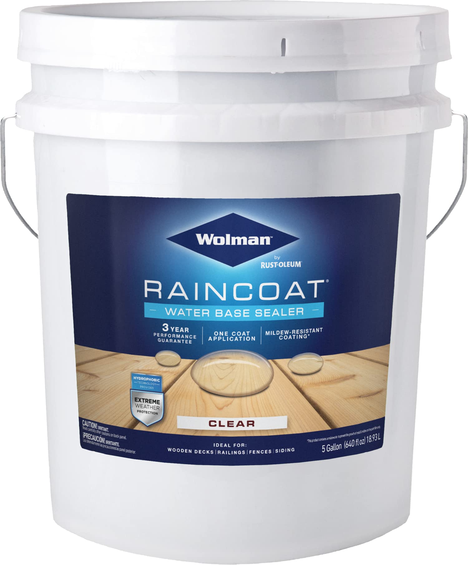 ZINSSER 288345 Clear Transparent Sealer - Waterproof Wood & Concrete Sealer for Indoor/Outdoor Use - Ideal for Decks, Furniture & DIY Projects