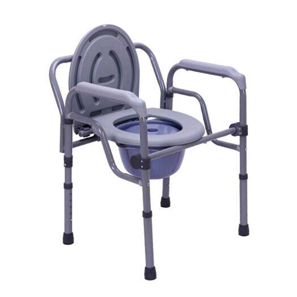 **Non-Slip Bariatric Toilet Seat - Folding Commode & Shower Chair with Adjustable Height, Safety Frame for Adults & Elderly - Ideal for Pregnancy, Handicap & Mobility Support**    *(Use Cases: Perfect for home care, post-surgery recovery, elderly assistance, and disabled bathroom safety.)*