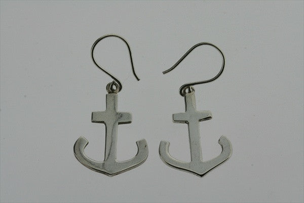 Sterling Silver Anchor Earrings for Women - Nautical Jewelry Gift for Beach Lovers & Summer Outfits