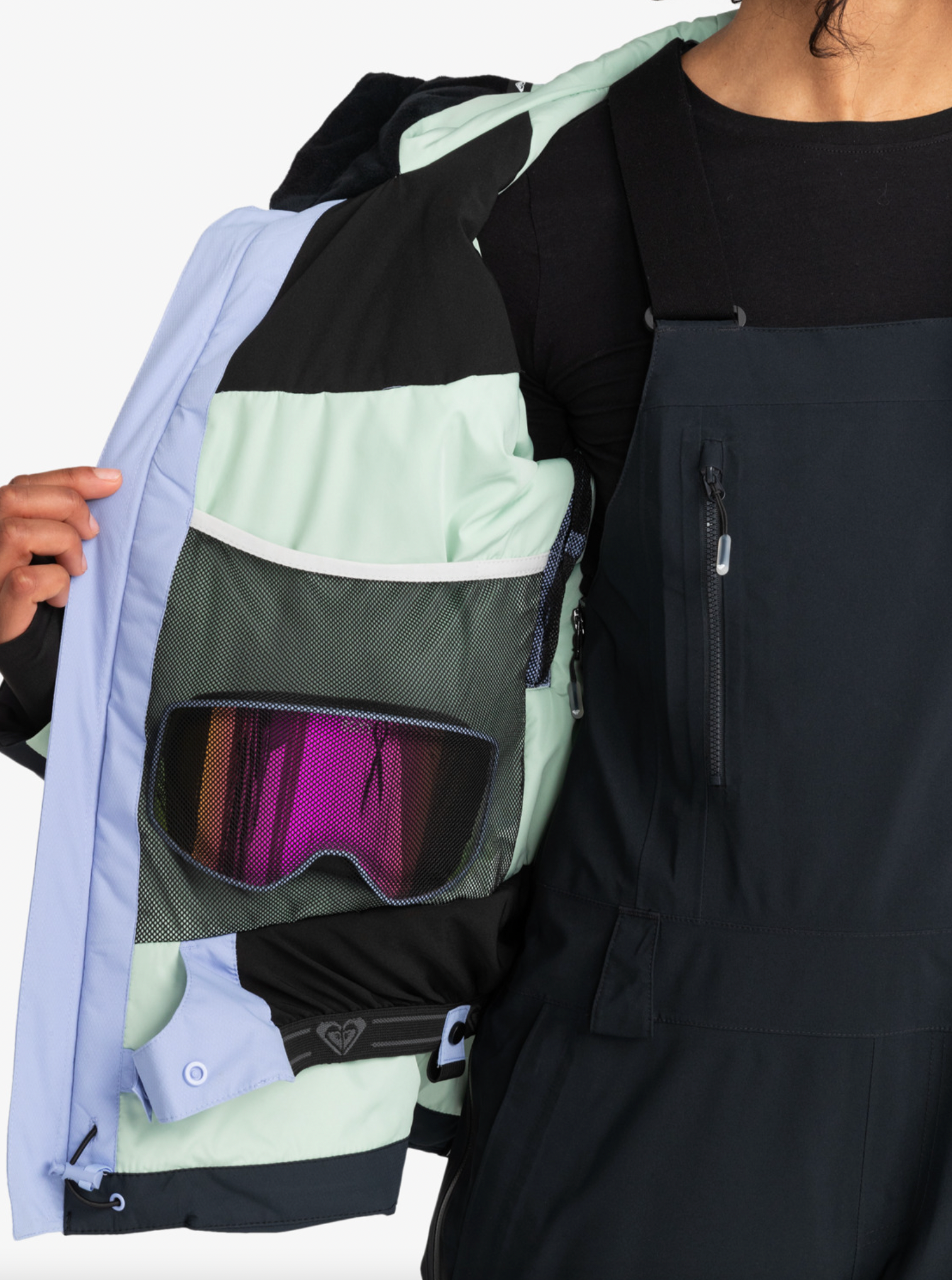 Roxy Luna Frost Technical Jacket 2024 - Waterproof Winter Coat for Women, Lightweight Insulated Ski Jacket with Hood - Perfect for Snowboarding, Skiing & Outdoor Adventures