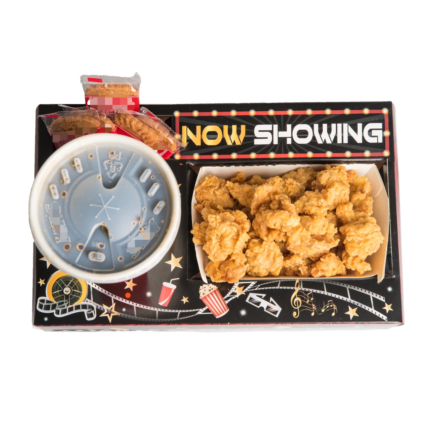 20 Pcs Movie Night Paper Snack Trays - Cinema Theme Party Supplies for Birthday, Red Carpet & Family Movie Nights - Perfect for Popcorn, Drinks & Candy - Great for Home Theater, Outdoor Movies & Themed Events