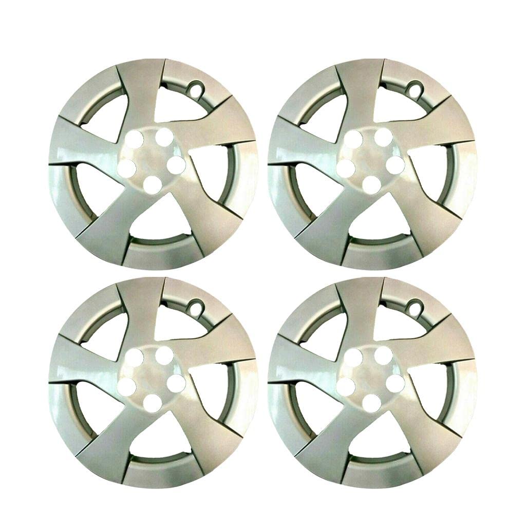 MERIGLARE 4-Piece 15 Inch Hubcaps Set - Compatible with Toyota Prius 2010-2015 Models (4260247070, 42621AE031) - Durable Wheel Covers for Enhanced Style & Protection