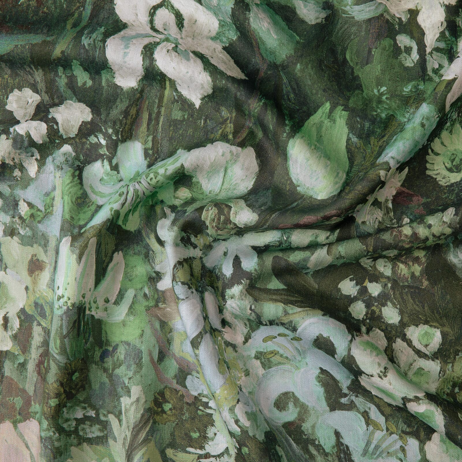 FLORIBUNDA MAGNA Cotton Linen Dress in Green - Perfect for Summer Outfits, Beach Vacations and Casual Wear