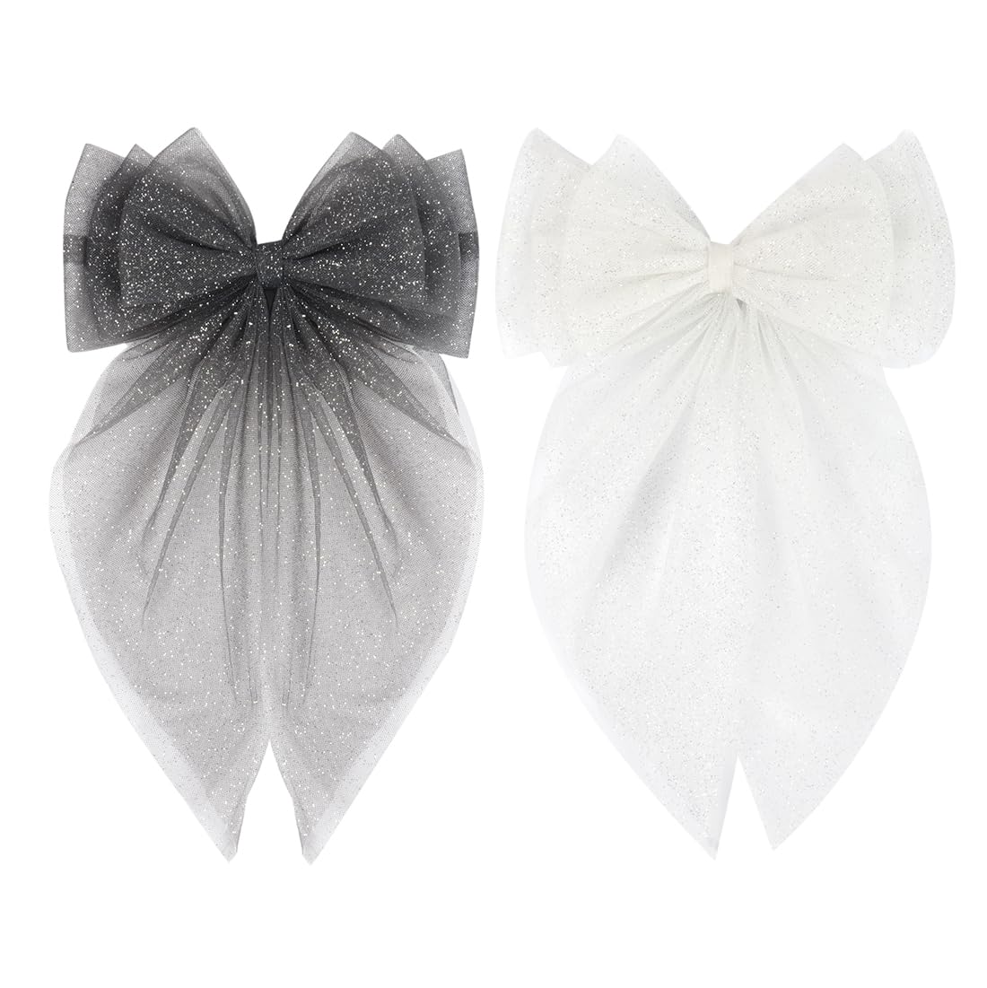 Radhu & Kabby Hair Bows for Women & Girls - Anti-Hair Breakage Hair Ties for All Hair Types | Fashionable Hair Accessories for Parties, Weddings, Work & Daily Wear | As Shown in Picture