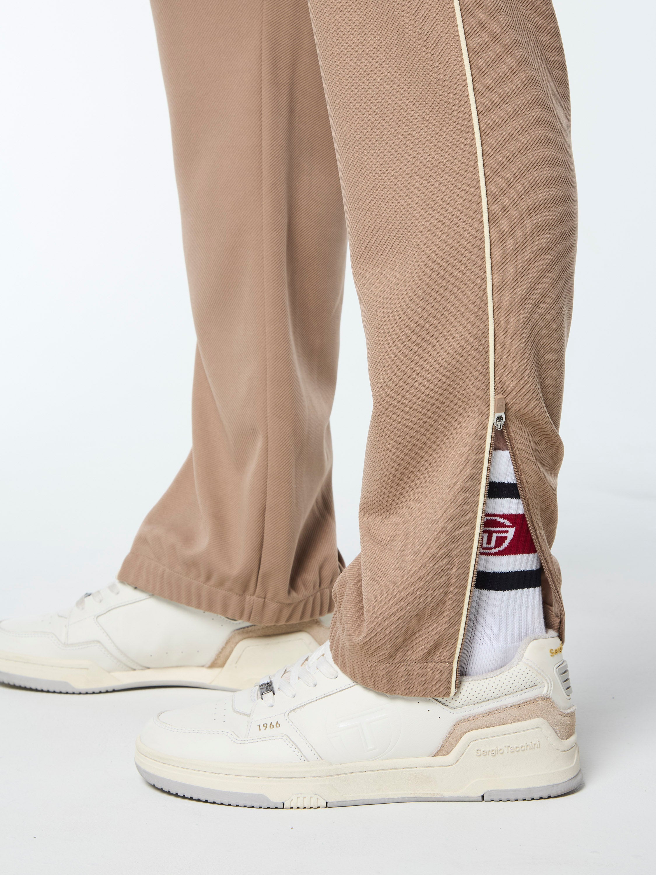 **Ettore Track Pant - Taupe Grey Joggers for Men | Comfortable & Stylish Workout Pants for Running, Gym & Lounge**