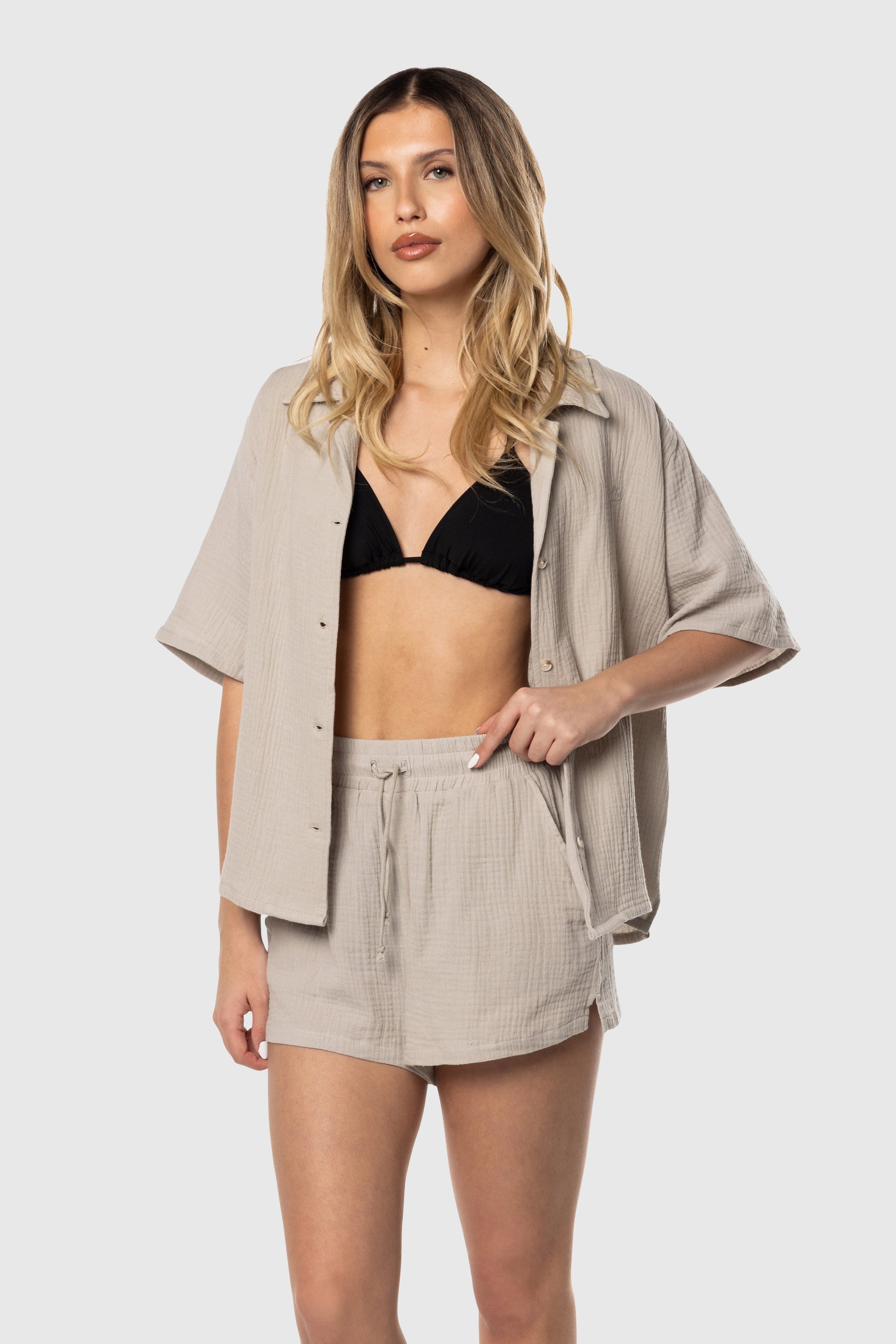 Breeze Shirt for Women - Soft & Breathable White Summer Top - Perfect for Casual Wear, Beach Outings & Outdoor Activities