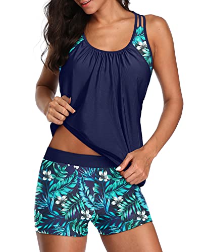 Navy Blue Leaf