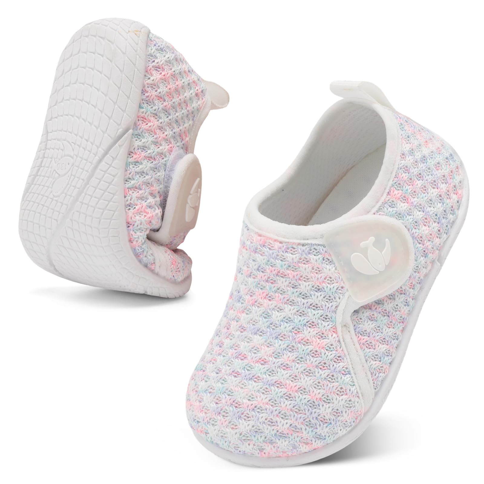 FEETCITY Toddler Slip-On Walking Shoes - Lightweight Barefoot Sneakers for Boys & Girls - Comfortable Kids Sports & School Shoes - Perfect for Playground, Running & Daily Activities