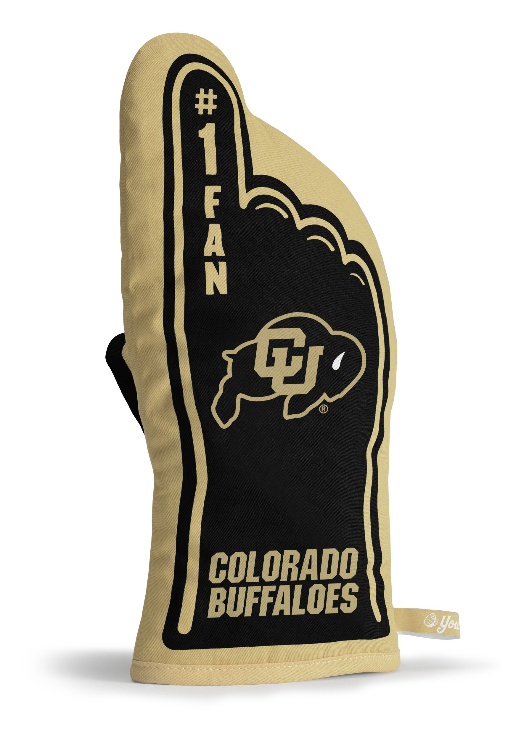 YouTheFan NCAA #1 Heat Resistant Oven Mitt - Perfect for Baking, Grilling, and Kitchen Safety - Officially Licensed College Team Design