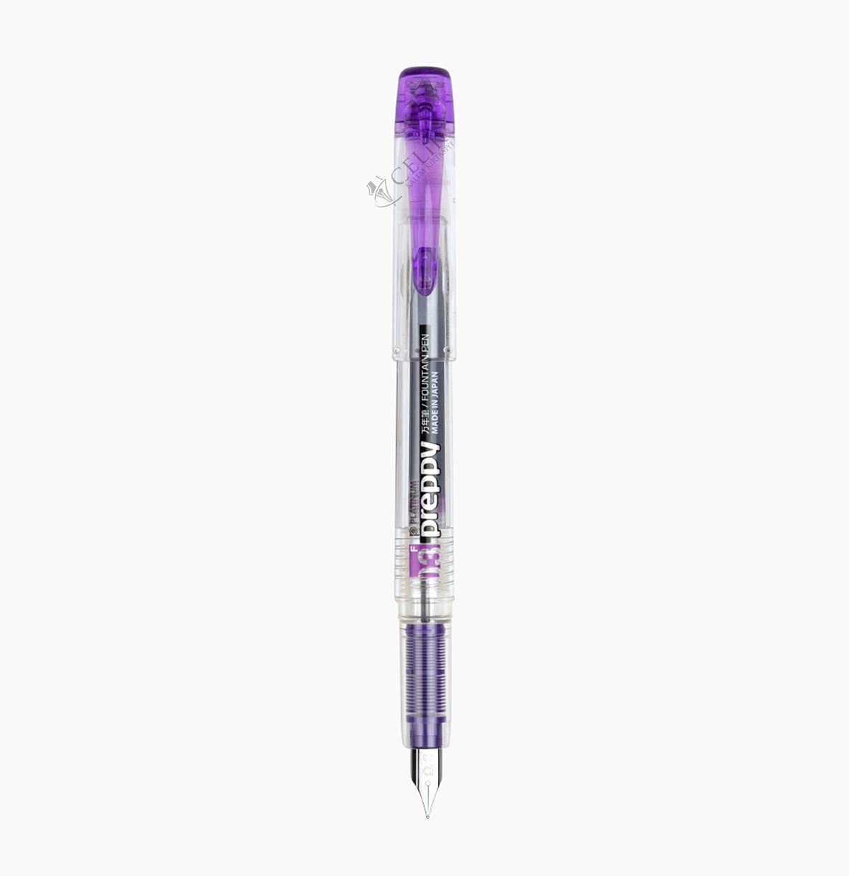 Premium Platinum Preppy Fountain Pen with Fine Nib - Elegant Violet Ink (PPQ-200-#28) - Perfect for Writing, Calligraphy & Gift Giving