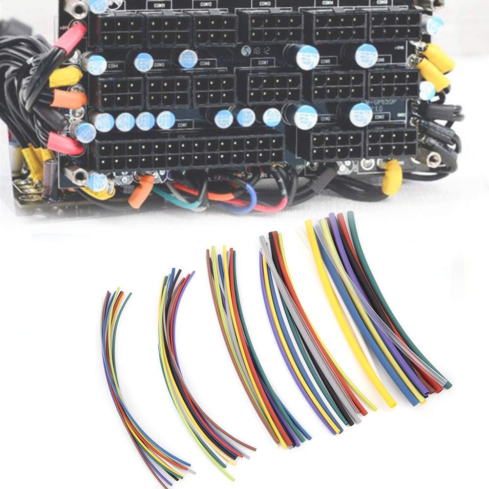 Premium 55pcs Heat Shrink Tubing Kit - Industrial Grade Wire Wrap Cable Sleeves for Electrical Insulation & Protection - Ideal for DIY, Automotive, Electronics & Home Repair Projects