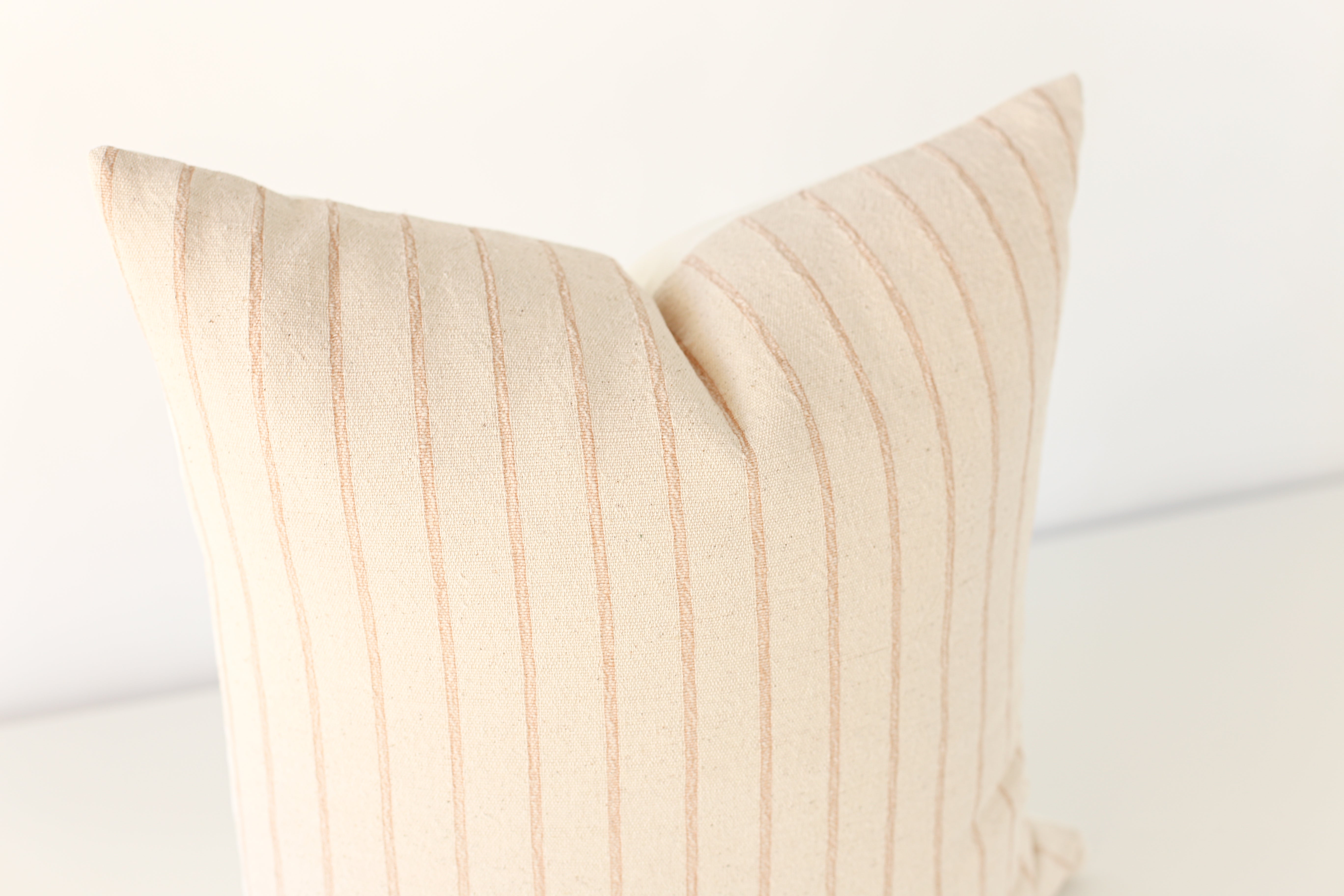 Premium Hanson Stripe Vertical Pillow Cover - Soft & Stylish Decorative Pillowcase for Sofa, Bed, Couch - Home Decor & Living Room Accent