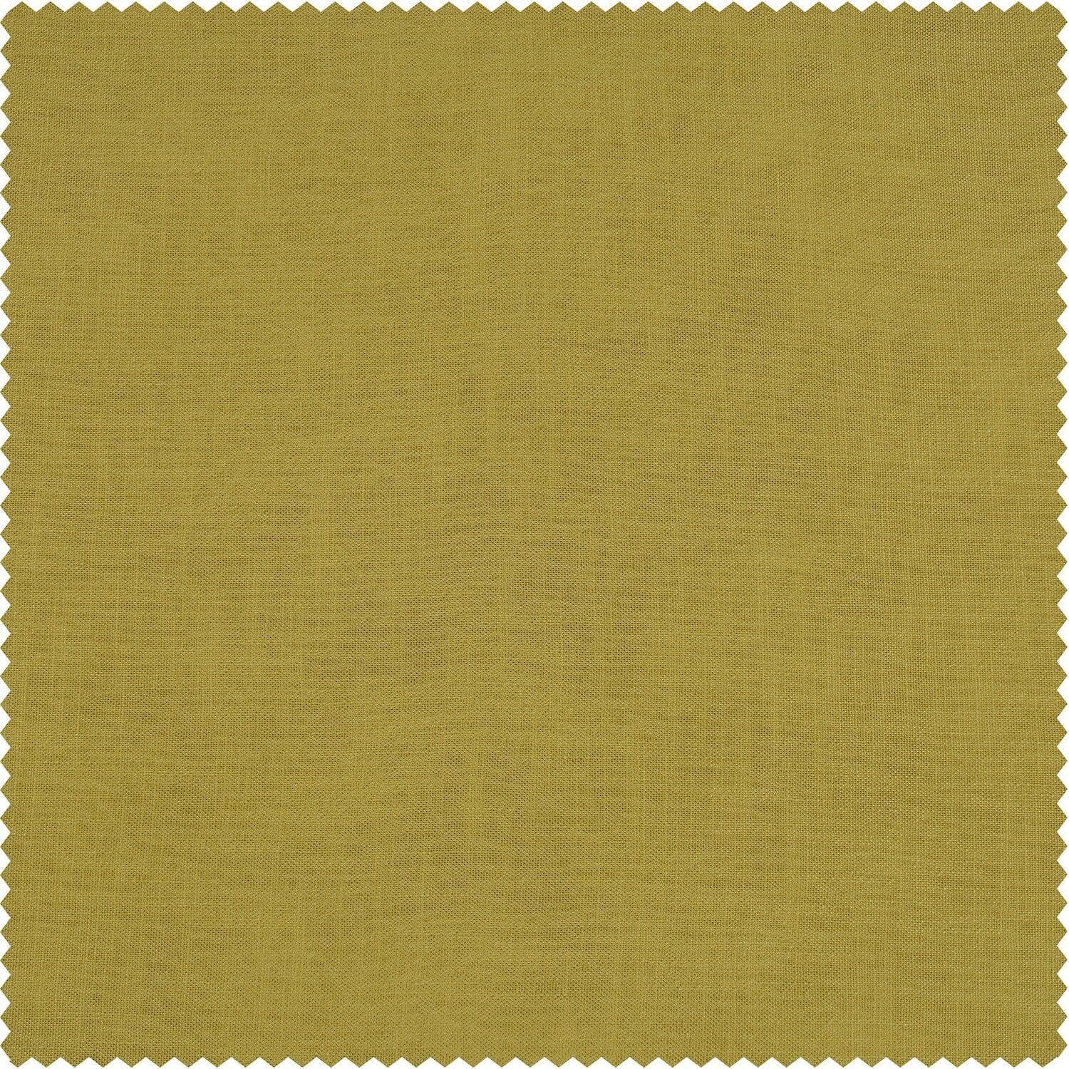 Ochre Classic Faux Linen Fabric Swatch - Premium Home Decor Upholstery Material for DIY Projects, Curtains & Pillow Covers