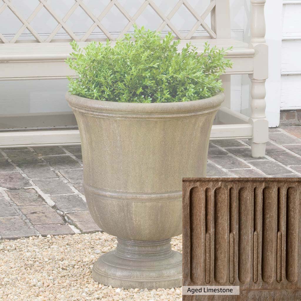 Campania International Williamsburg Orangery Urn - Classic Garden Planter for Outdoor Decor, Patio, and Landscaping