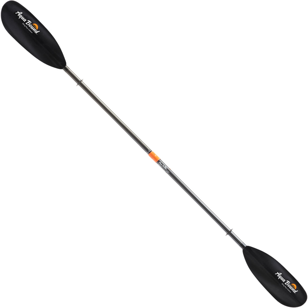 Aqua Bound Sting Ray Carbon Posi Lok 2-Piece Kayak Paddle - Lightweight & Durable Kayaking Paddle for Touring, Fishing & Recreational Use