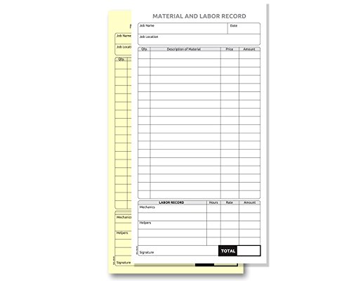 2-Part Carbonless Copy Paper Notebooks - 10-Pack for Business, Office, and Restaurant Use - Perfect for Receipts, Invoices & Work Orders
