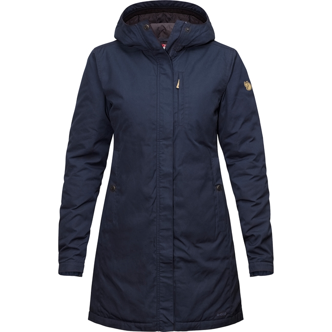 Fjallraven Kiruna Padded Parka for Women - Waterproof Winter Coat with Hood, Warm Insulated Jacket for Cold Weather - Perfect for Skiing, Hiking & Outdoor Adventures