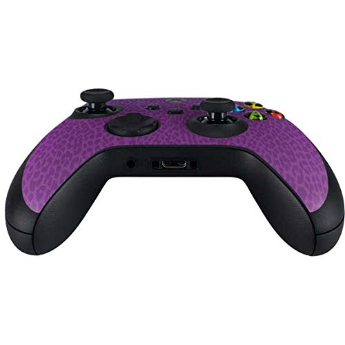 Skinit Custom Gaming Skin for Xbox Series X Controller - Cheetah Print in Purple & Blue | Protective Decal for Enhanced Grip & Style | Perfect for Gaming Enthusiasts & Collectors