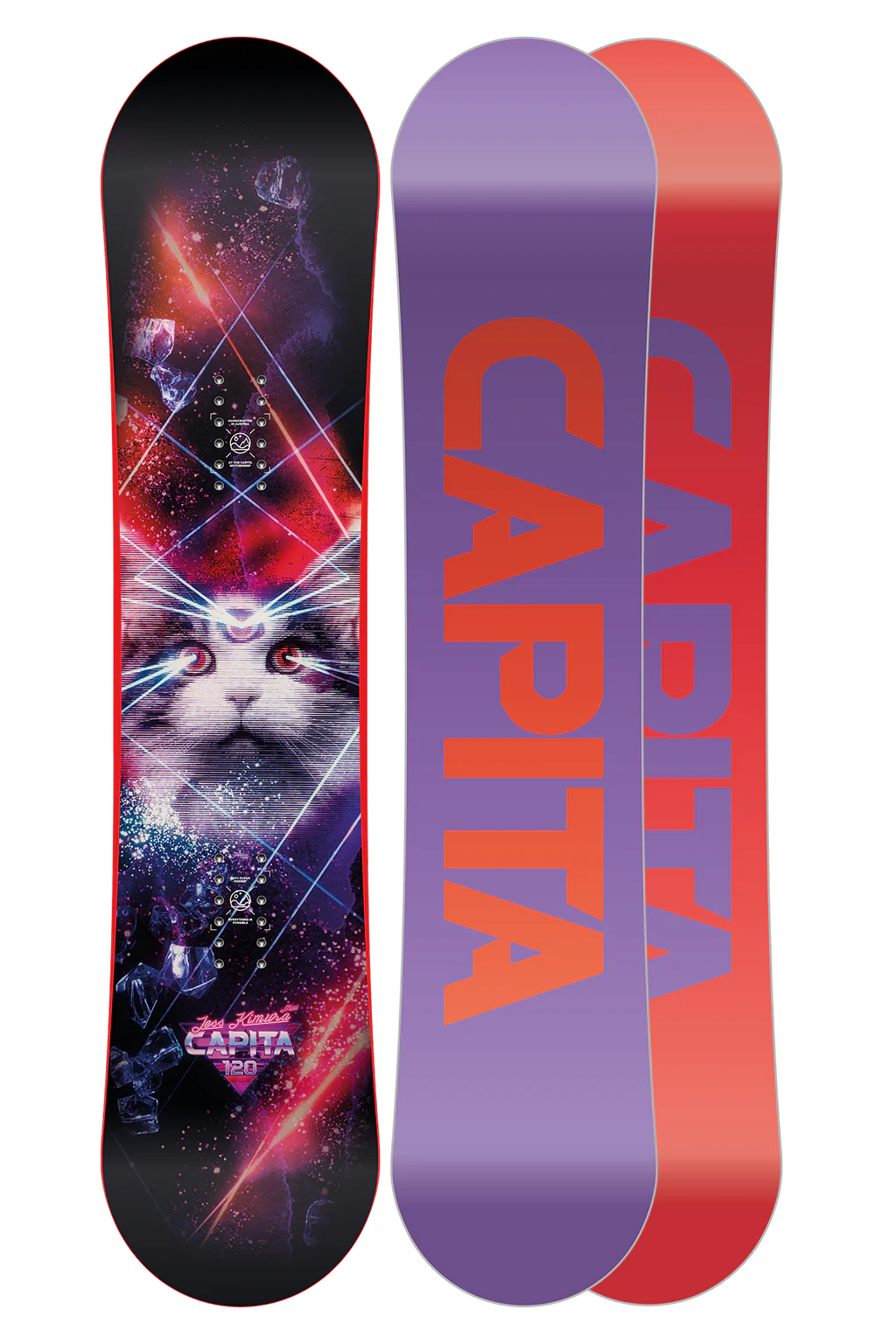 Capita Jess Kimura Mini Snowboard for Youth 2025 - Perfect for Kids' Snowboarding & Freestyle Riding
