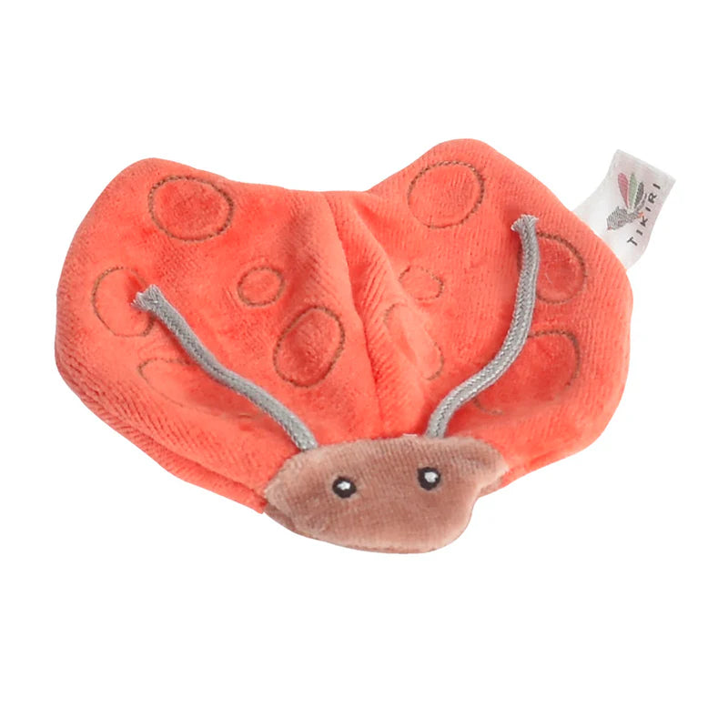 Tikiri Crinkle Scrunch Sensory Toy for Kids - Soft Ladybug Design for Autism, ADHD & Stress Relief - Perfect for Fidgeting, Anxiety Relief & Sensory Play at Home or School