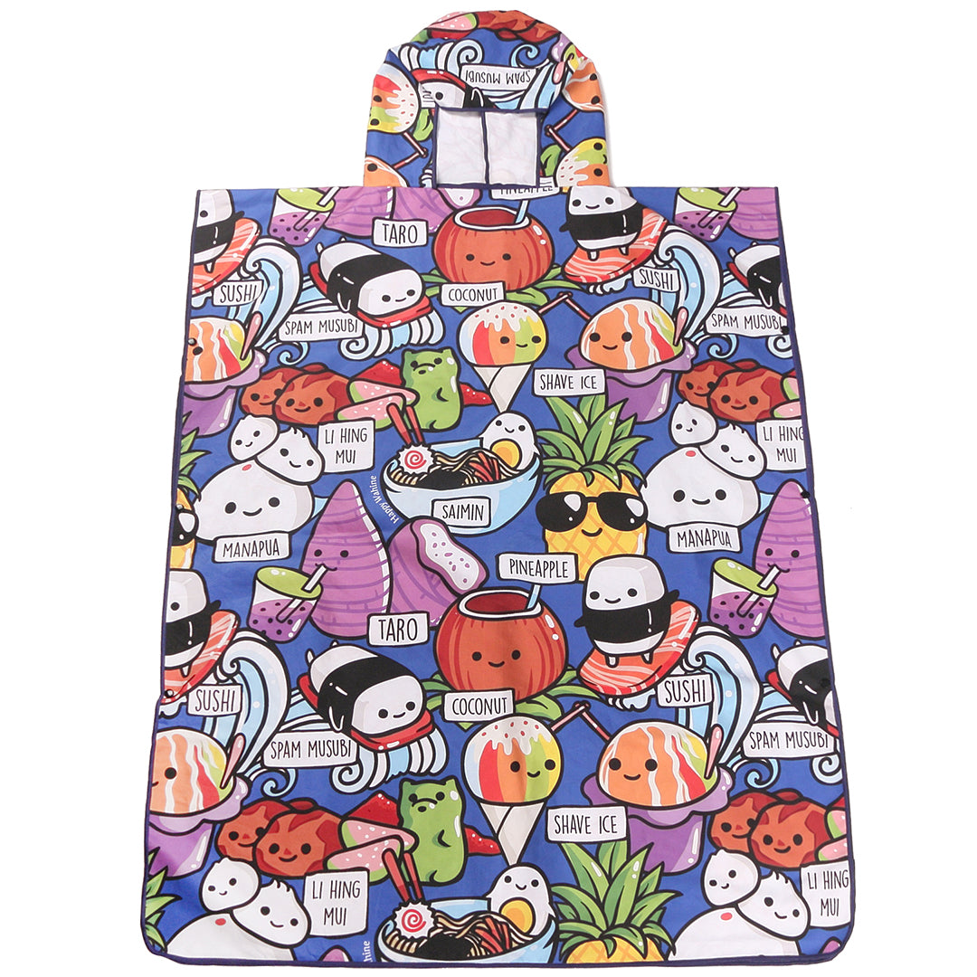 Hooded Beach Towel Poncho for Adults - Quick Dry, Oversized Hawaiian Style Cover Up - Perfect for Swimming, Surfing, and Beach Vacations