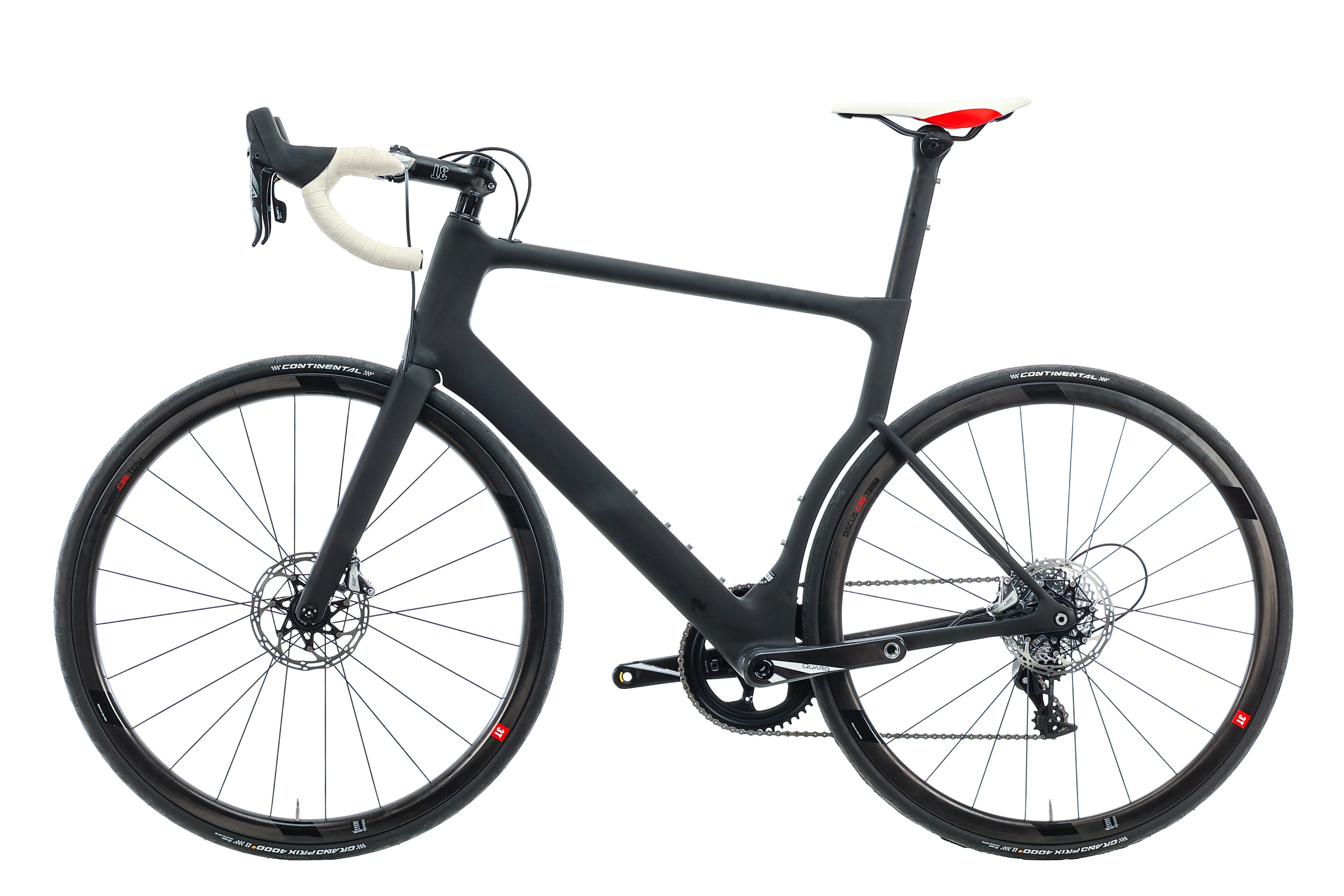 3T Strada Team Force 1x Road Bike 2020 - X Large Size | Lightweight Carbon Frame & Single Chainring | Perfect for Competitive Road Racing & Endurance Cycling