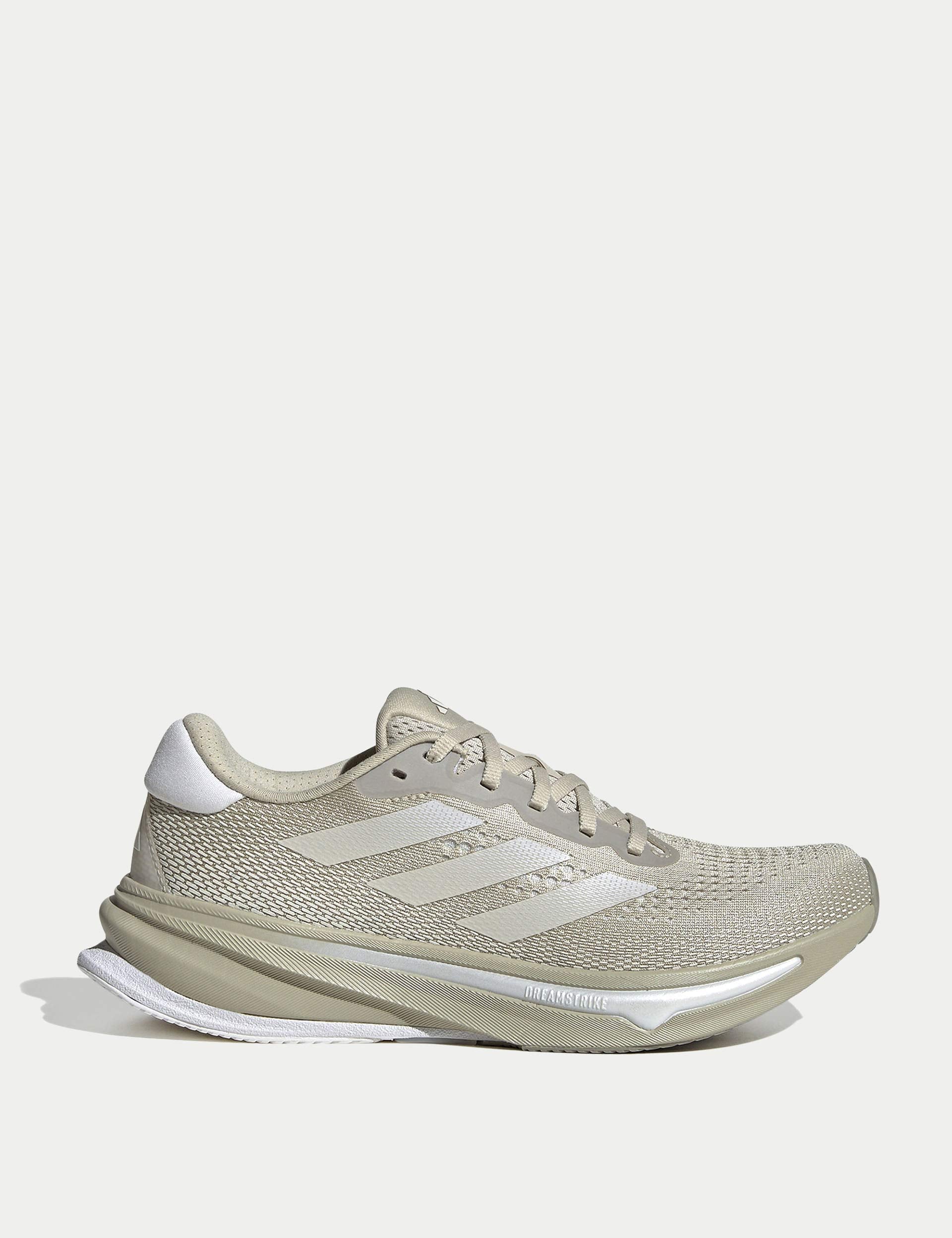 Supernova Rise Running Shoes for Men & Women - Lightweight Cushioned Sneakers in Putty Grey/Dash Grey/Zero Metallic | Perfect for Jogging, Gym Workouts & Daily Walking
