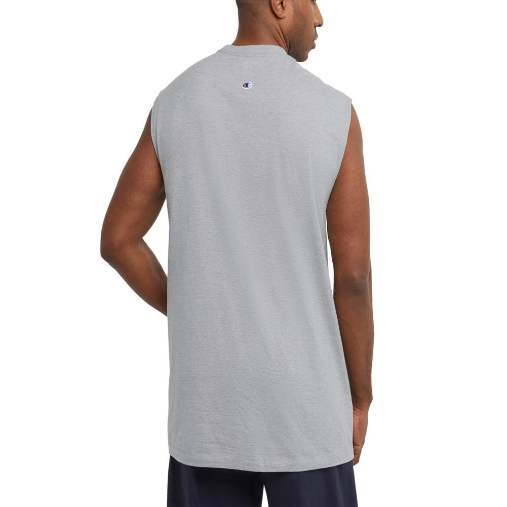 Champion Men's Big & Tall Sleeveless Athletic Tank Top - Moisture Wicking Workout Shirt for Gym, Running & Summer Comfort