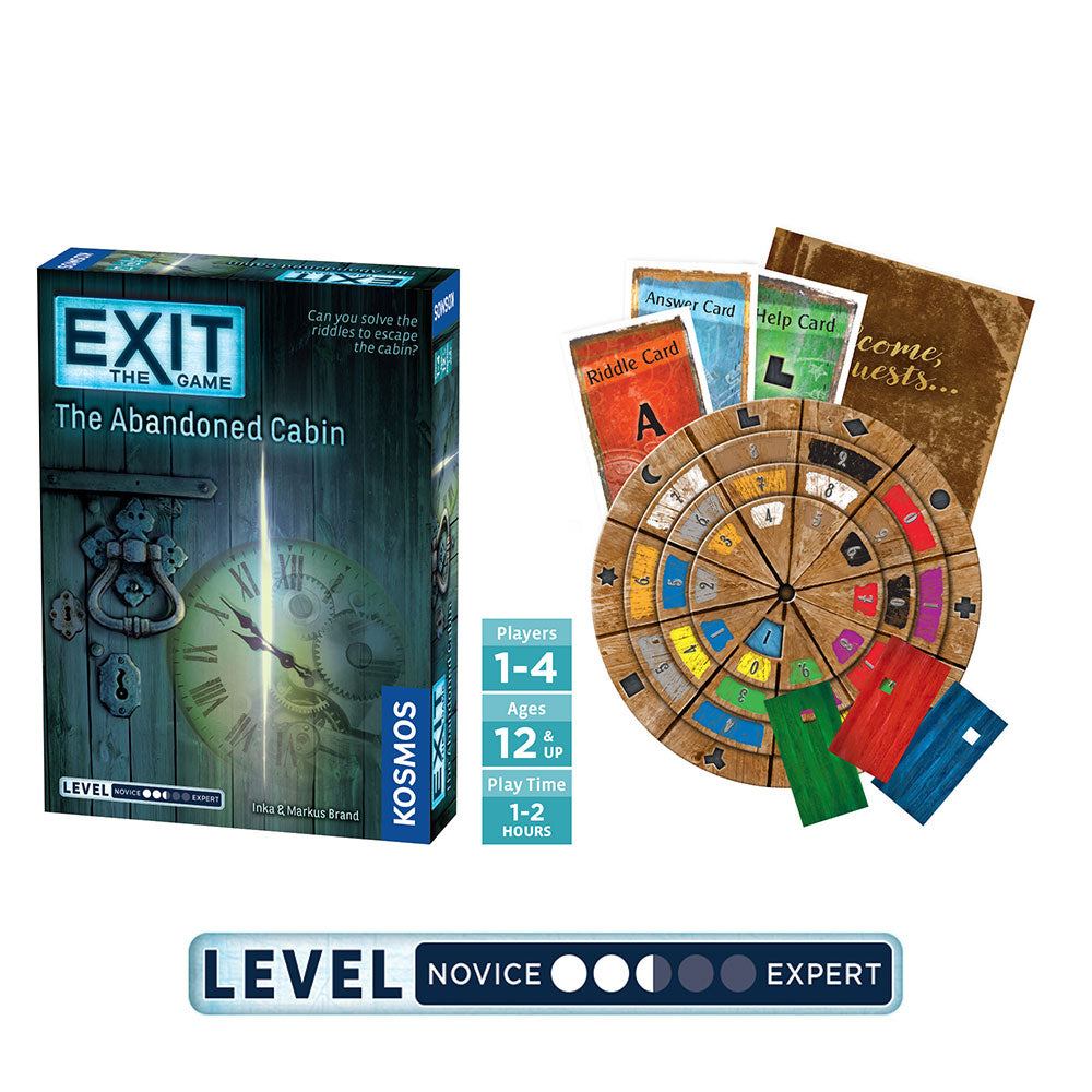 EXIT: The Game - Season 1 Three Pack: The Abandoned Cabin, The Pharaoh's Tomb & The Secret Lab | Escape Room Board Game for Adults & Families | Perfect for Game Nights, Team Building & Party Entertainment
